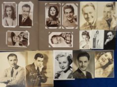 Postcards, Cinema, a collection in 'My Film Favorites Album' of over 100 cinema star postcards and a