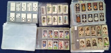 Cigarette cards, Mixture mainly part sets (a few sets) in plastic sleeves, many issues noted