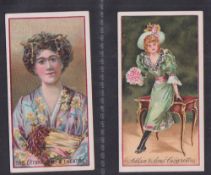 Cigarette cards, Adkin's, Pretty Girls 'RASH', two cards, ref. H8, pictures nos 6 & 11, both with '