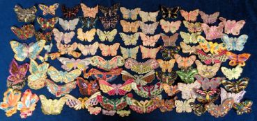 Tobacco silks, Turmac, Shaped Designs, Butterflies, various sizes, a collection of approx. 80