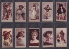 Cigarette cards, USA, ATC, Beauties (Old Gold back) as Kinney, see ref. book 118, Fig. 3 (set, 25