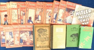 Books, a collection of approx. 60 vintage children's and adults books and magazines to include