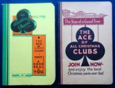Advertising, 2 Austin Davis Christmas Club Catalogues, 1 circa 1930 (64 pages) and 1 1935 (120