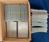 Postcards Accessories, Sleeves, 1600 used but good sleeves