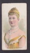 Cigarette card, Taddy, Royalty, Actresses & Soldiers, type card, Empress of Germany (slightly