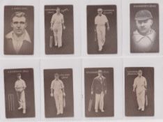 Trade cards, Australia, Australian Licorice Co, English Cricketers (Blue back) (set of 24 cards) (