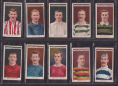 Cigarette cards, Churchman's, Football Club Colours, 17/50 including Derby County (Steve Bloomer),