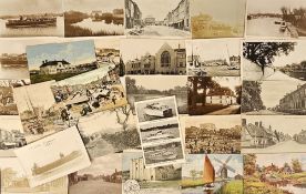 Postcards, Norfolk, a mixed collection of approx. 31 cards with RPs of The Pit Stanhoe,