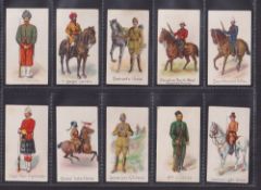 Cigarette cards, Hill's, Colonial Troops, (Leading Lines) (set, 30 cards) (few with sl marks, one