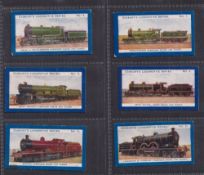 Trade cards, Cadbury's Locomotive Series (set 6 cards) (slight mark no.3, slight stain no.6, nos. 1,