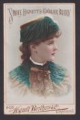 Cigarette card, Hignett's, Counter Display Card - Beauties, 'XL' size (approx. 17cm x 11cm), ref.