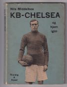Football book, 'KB-Chelsea, Nils Middelboe', og hjem igen, 1944. Danish text, 192 page, softback
