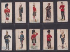 Cigarette cards, Cohen Weenen Home & Colonial Regiments (set 40 cards) '100 backs' (39), '250 backs'
