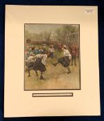 Football engraving, 'The First Match of the English Ladies Football Club', played at Crouch End,