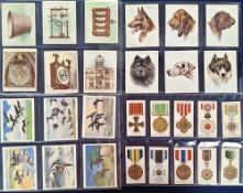 Cigarette cards, Player's 57 apparently complete sets (not all checked for completeness) contained