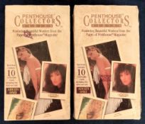 Glamour trading cards, Penthouse, Premier Edition Adult Collectors Cards, two unopened & sealed