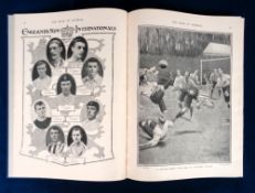 The Book of Football, 1905-06, a complete set of 12 fortnightly magazines bound into one volume with
