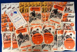 Speedway programmes, Bristol, a collection of 140+ home programmes, 1946 to 1959, 1946 (4), 1947 (