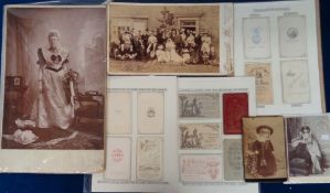 Photographs, a collection of 195 mainly Victorian photos to comprise 137 cartes de visite, 48
