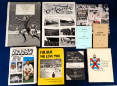 Fulham FC, a collection of 9 books & booklets inc. 'Let's Talk About Fulham Football Club' Series 2,