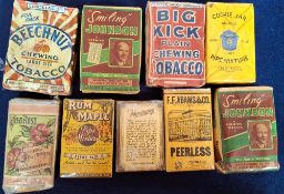 Tobacco packets, 31 live packets mostly USA issues, some still with original seal wrapping, mainly