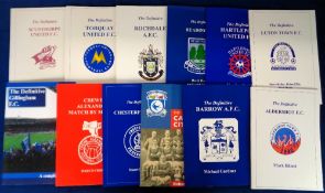 Football brochures, 'The Definitive Guide…', 12 individual Club editions for Aldershot, Barrow,