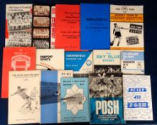 Football booklets & brochures, a collection of 15 booklets inc. The History of Scunthorpe FC 1899-