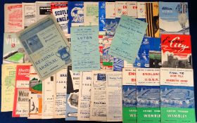 Football programmes, selection, 40+ programmes, 1930's / 1950's, inc. Reading v Arsenal 16th