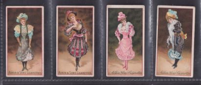 Cigarette cards, Adkin Pretty Girl series RASH, 4 cards all 'Verse' backs Handbook ref H8 picture