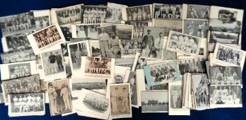 Cricket autographs etc, a small selection of Cricket signatures clipped, on album pages, white