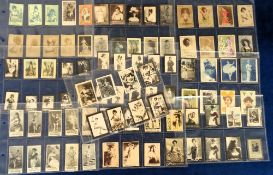 Cigarette cards, South America, a collection of 140 cards all featuring Actresses & Beauties, odds &