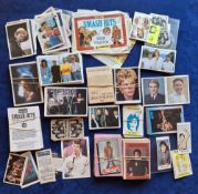 Trade cards, Rock & Pop approx. 500 cards including Panini various series (approx. 290) Rock &