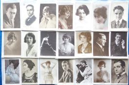 Postcards, Cinema Stars, 200 cards of early stars to include William Duncan, Clara Kimball Young,