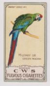 Cigarette card, CWS, Parrot Series, type card, no 1 (gd/vg) (1)