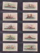 Cigarette cards, Wills, Ships (Brownish Card) (set, 100 cards) (a few with slight faults but