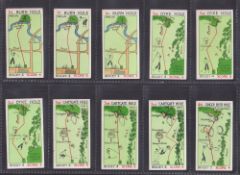 Cigarette cards, Churchman Can You Beat Bogey at St Andrews (red overprint) (set 56 cards which