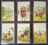 Trade cards, Huntley & Palmer's, 40 cards from many different series including Sports (6 inc.
