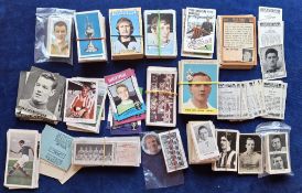 Trade cards, Football selection in box including A&BC Gum part sets Blue Back (42), Planet 1958 40/