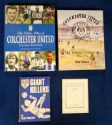 Colchester Utd, 4 items, two mini booklets, 'Colchester Utd Football Club 1937-1946' by S
