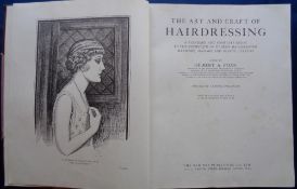 Books/Pamphlets, The Art & Craft of Hairdressing circa 1920s, a large hard backed instructional book
