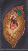 Cigarette card, Clarke's, Tobacco Leaf Girl type card, Handbook Ref H84 picture no.10 (slight back