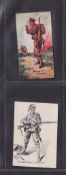 Cigarette cards, Two single card issues, Martin Arf A Mo Kaiser, Kinnear A Gentleman in Kharki (both