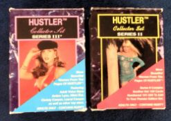 Glamour trading cards, Hustler, Collectors Sets Series II and Series III, two sets of 100 adult