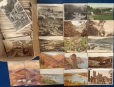 Postcards, Devon, a collection of 400 cards to include views of Beer caravan camp, Chapmans of
