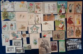 Ephemera, Victorian greetings cards, approx. 300 cards, most removed from albums, to include