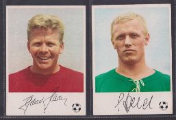 Trade cards, Knorr Soups, Germany, World Cup 1966, set of 11, 'XL' size colour photographic cards