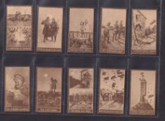 Cigarette cards, Hill's, Fragments from France (Buff) (set, 10 cards) (gen gd)