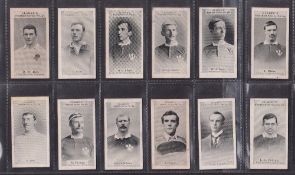 Cigarette cards, WM Clarke, Football Series, 12 cards numbers 51, 53, 54, 55, 56, 57, 58, 59, 62,