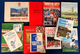 Bristol City & Bristol Rovers, a collection of 11 books and booklets, Bristol City (6) inc. 'Bristol