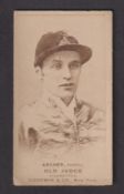 Cigarette card, USA, Goodwin's, Photographic Card, Horse Racing, 'Old Judge Cigarettes', type